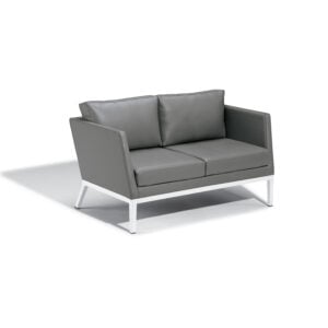 Salino Nauticau Faux Leather Loveseat