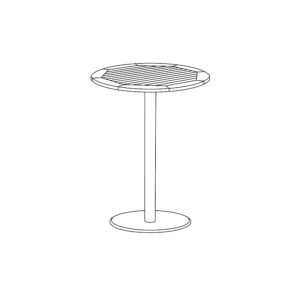 Travira 24&#8243; Round Bar Table