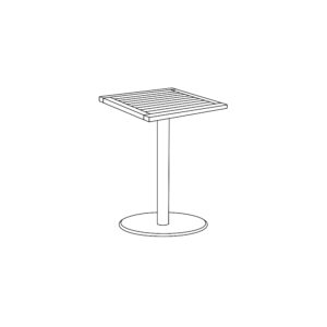 Travira 26&#8243; Square Bistro Table